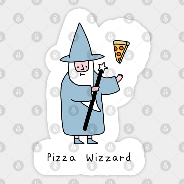 Pizza Wizzard Sticker by LogoBunch